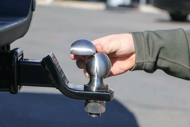 Weigh Safe Clamshell - Stainless Steel Tow Ball Adapter - Converts 2" Tow Ball to 2-5/16" - Universal Fit - Premium Hitch Accessory - Image 4